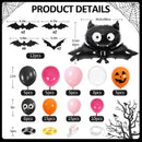 Halloween Balloon Arch Bat Spider Pumpkin Baloon Chain Trick Or Treat Happy Halloween Party Decor Balon Ghost Festival Supplies
