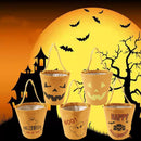 Halloween Candy Basket Large Candy Bucket Halloween Handheld DIY Candy Gift Bag Trick Or Treat Happy Halloween Day Candy Package