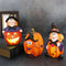 Halloween Funny Witch Pumpkin Ceramics Light Ghost Festival Party Bar Secret Room Halloween Table Top Decor