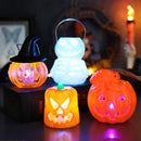 Halloween Pumpkin Lamp Ghost Festival DIY Skeleton Light Happy Halloween Day Party Home Decor Pumpkin Ghost Face Night Light