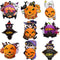 Halloween Pumpkin Witch Owl Origami Lanterns Ghost Festival Hanging Pendants Shopping Mall Haunted Houses Bar Decoration Props