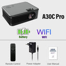 MINI Projector A30C Pro Smart TV Box Home Theater Projectors for 4k Video