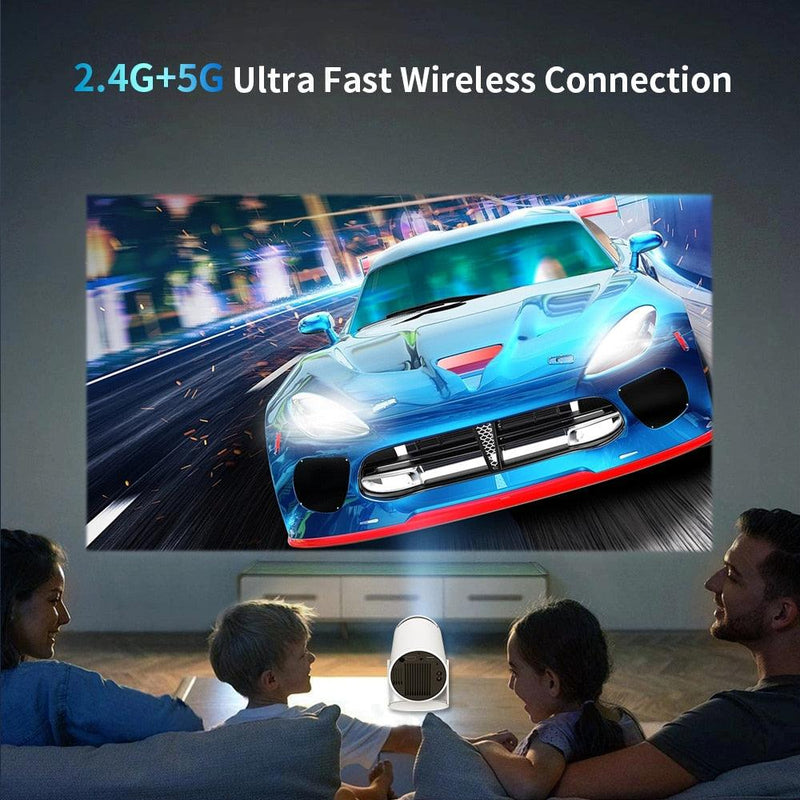 HY300 Smart Projector Android 11.0 MINI Portable 5G WIFI Home Cinema