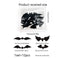 12pcs Halloween Double-layer Skull Rose 3D Butterfly Home Decoration Wall Stickers Butterfly Bat Stickers Horror Ghost Festival