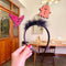Halloween Black Fur Headband Cartoon Pumkin Spider Witch Hat Ghost Festival Hairband Trick Or Treat Happy Halloween Day Headwear