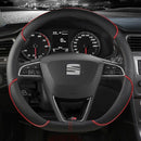 Car Non-Slip Steering Wheel Cover Microfiber Leather - WELLQHOME