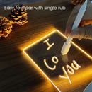 Note Board Creative LED Night Light USB Message Board - WELLQHOME