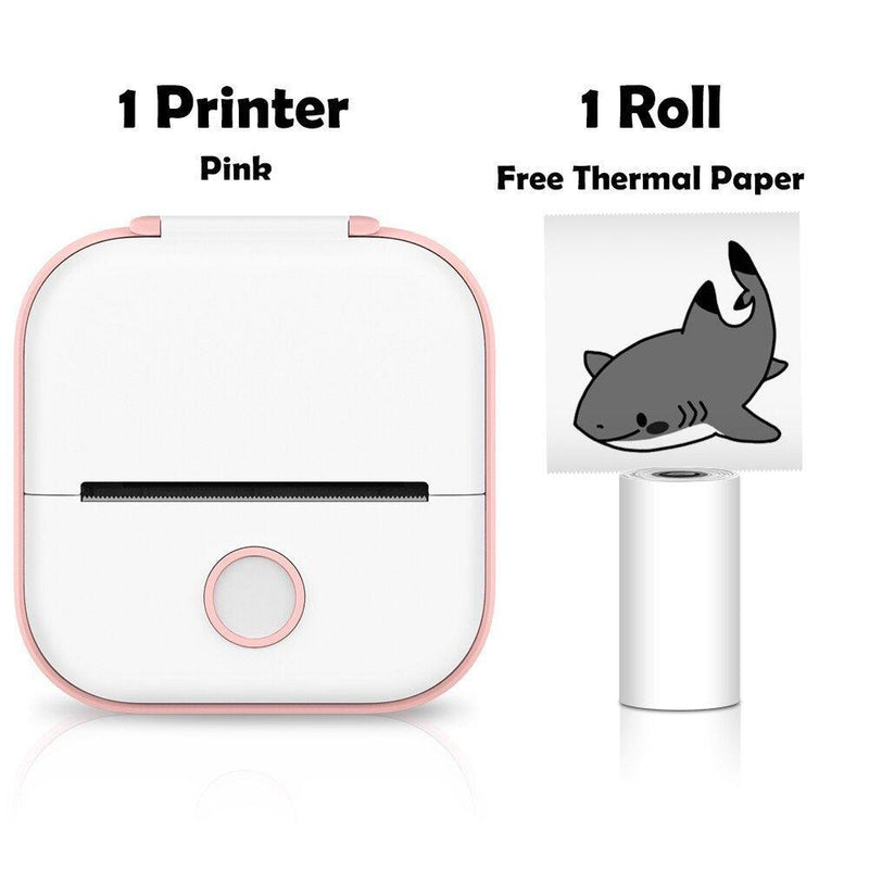 Phomemo T02 Mini Printer Portable Printer Thermal Printing Sticker - WELLQHOME