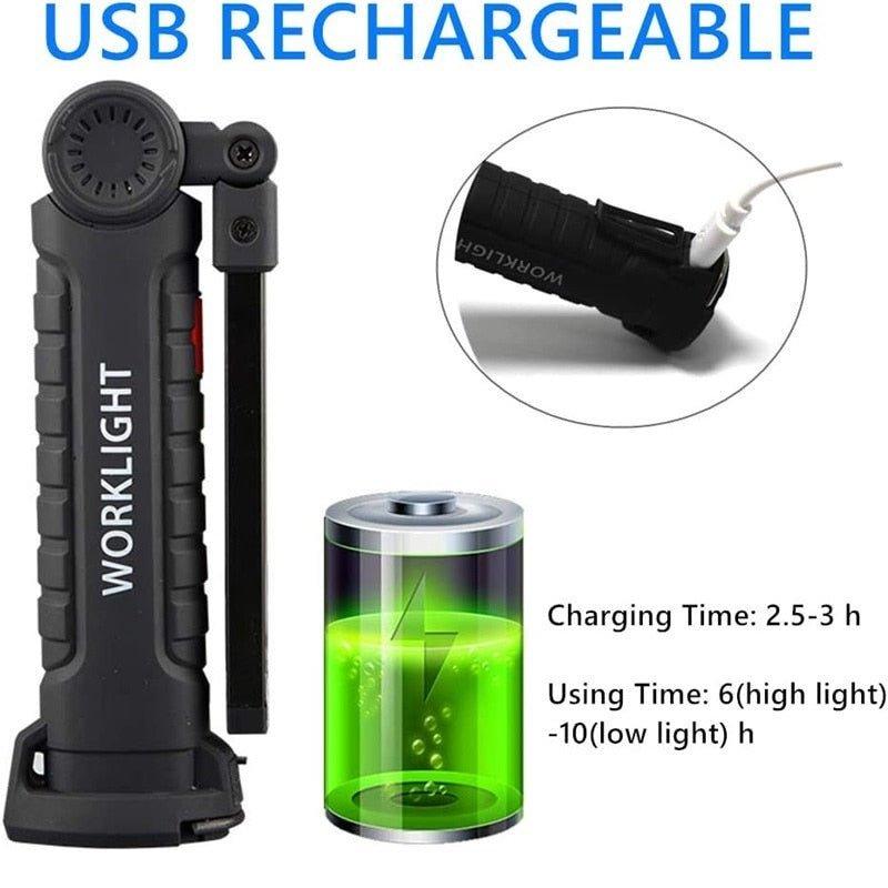 Rechargeable Hanging LED Work Light - WELLQHOME