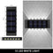 Solar Outdoor Waterproof Up And Down Wall Lamp - WELLQHOME
