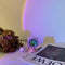 Sunset Bedroom Projection Rainbow Bedside Table Lamp Night Light - WELLQHOME